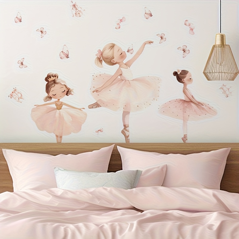 Dance Wall Sticker, Decorating Bedroom Living Room Study Dining Room Self-adhesive, Removable Pvc Mural