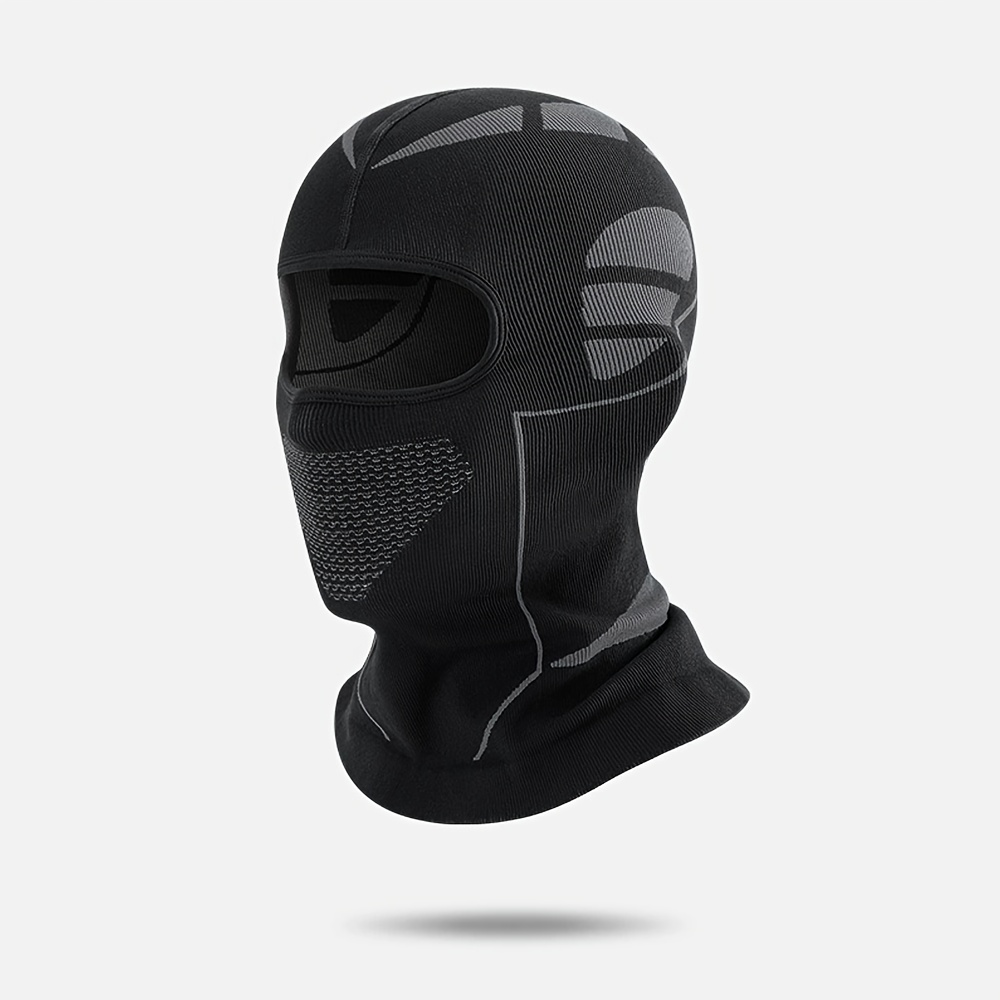 Image of Unisex Winter Warm Balaclava Hat, Stretchy And Breathable Full-face Cycling Mask For Outdoor Sports And Skiing