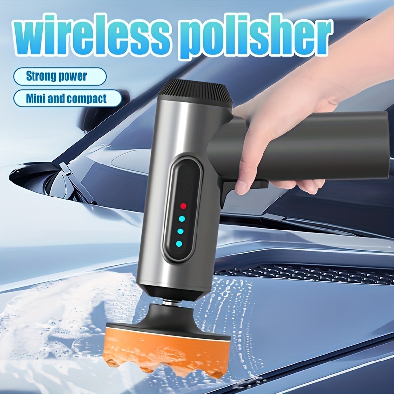 

Eafc Wireless Car Polisher Display - Usb Rechargeable, Low , Waxing & Tool For , &