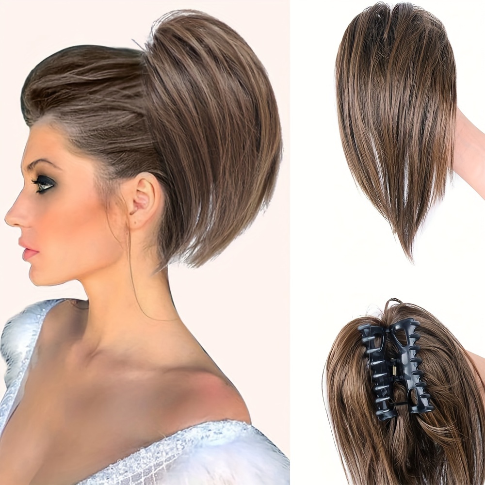 

Messy Bun Hair Piece Claw Clip Hair Bun Wavy Curly Hair Bun Extensions Tousled Updo Hair Buns Claw Clip Ponytail Hairpieces Hair Scrunchie With Clip For Women