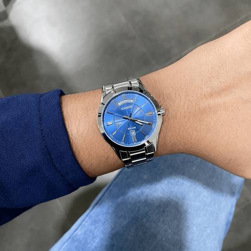 mtp 1381d 2a stylish business mens watch simple and versatile quartz watch
