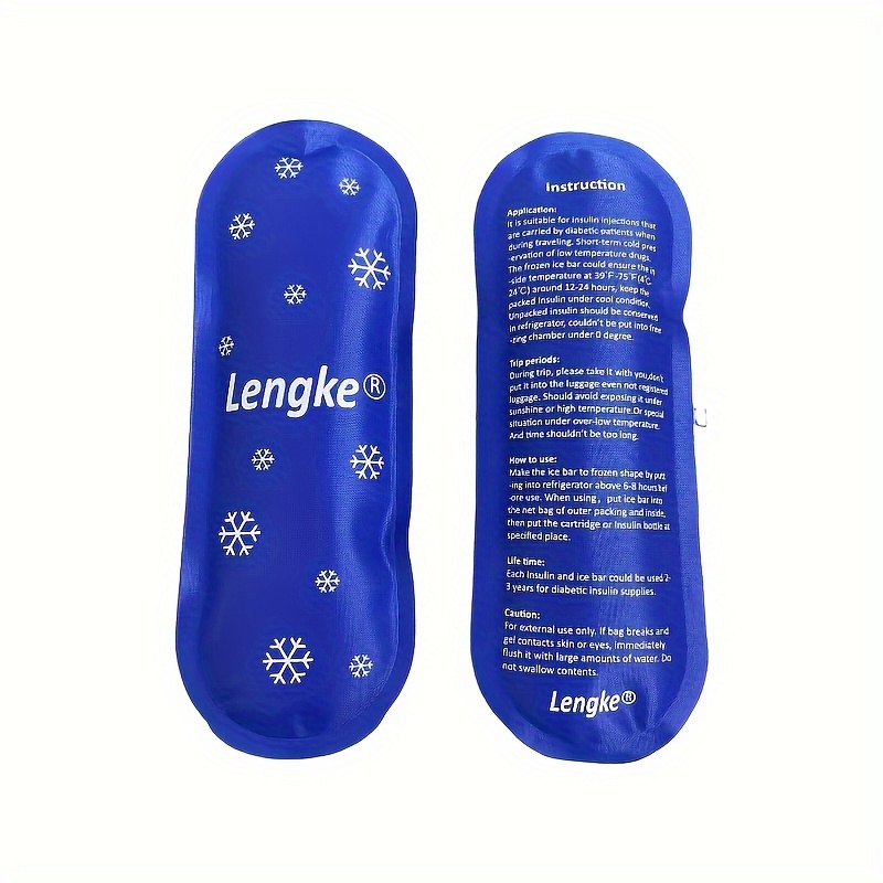 TEMU Festive Insulin Gel Ice Pack - Outdoor Reusable, Provides Long-lasting Cooling - Pa (polyamide) Material