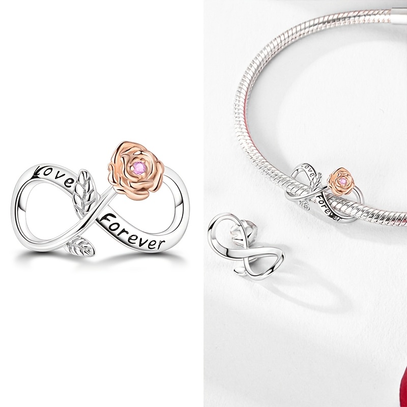 Valentine's Day Rose Love Hand In Hand Charm