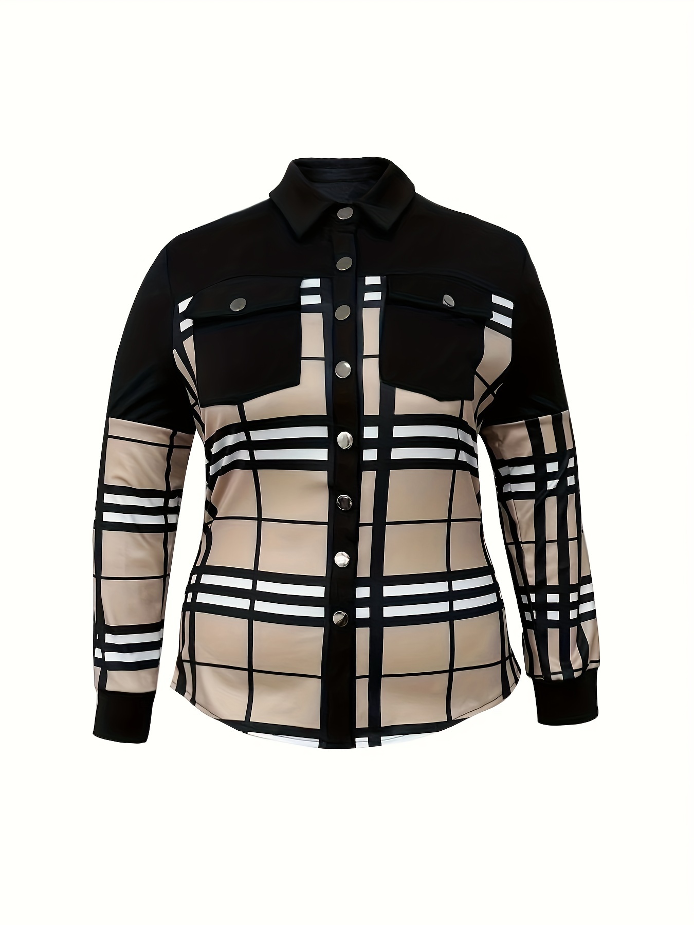 Women's plus shop size burberry shirts