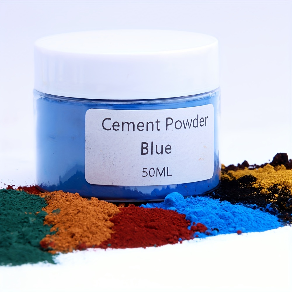 

7-color Cement Pigment Powder, 50ml/1.69oz - Water-based Colorant For Plaster, Epoxy Resin Crafts & Jewelry Making Resin For The Paint Powder