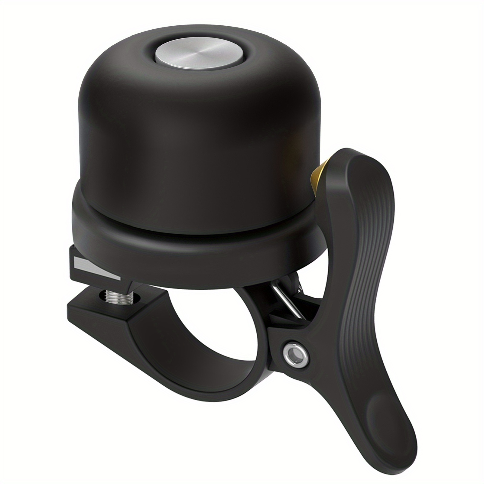 Aluminum Alloy Metal Bicycle Bell Designed For An Airtag Case, Featuring A Waterproof Bike Mount For A Gps To Prevent Loss, Suitable For Bike Additions