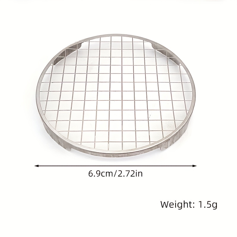 TEMU 1pc Metal Incense Holder With Mesh Base, Round Heat-resistant Fireproof Stand, Suitable For Incense Sticks And Cones, Odorless Diffuser Pad,