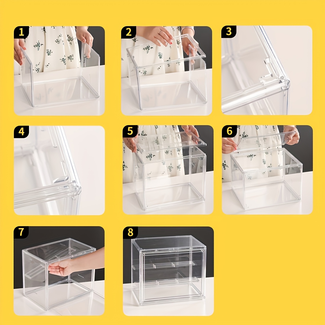 2 Pack Acrylic Display Cases For Collectibles
