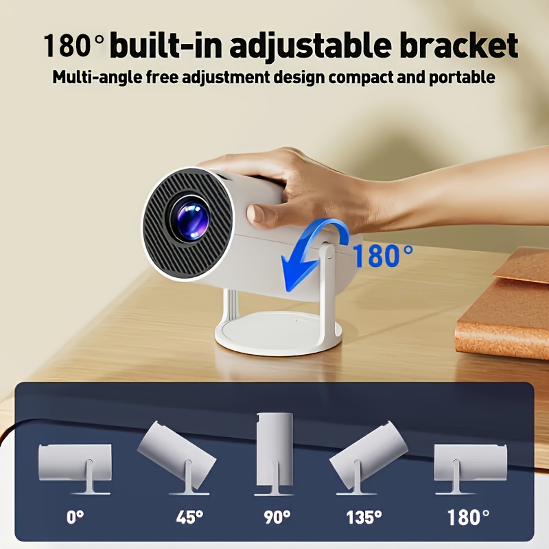  projector wifi6 11 system 1024 600 resolution portable mini full hd wireless display projector Product details 6