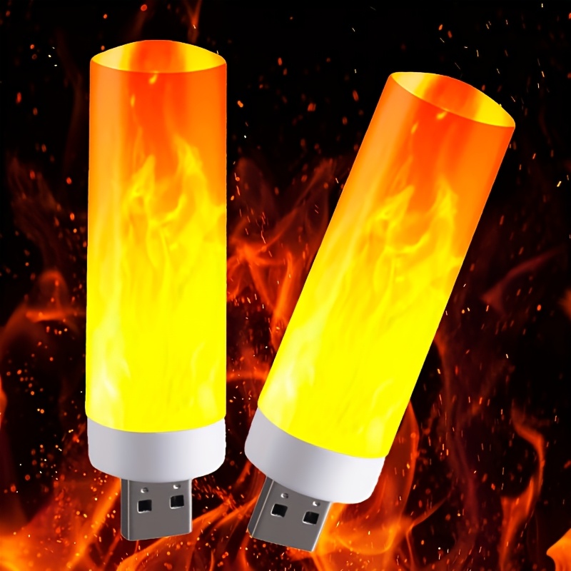 USB 5V Flammen-LED Mit Kerzenflacker-Effekt – Stimmungsvolle Ambientebeleuchtung