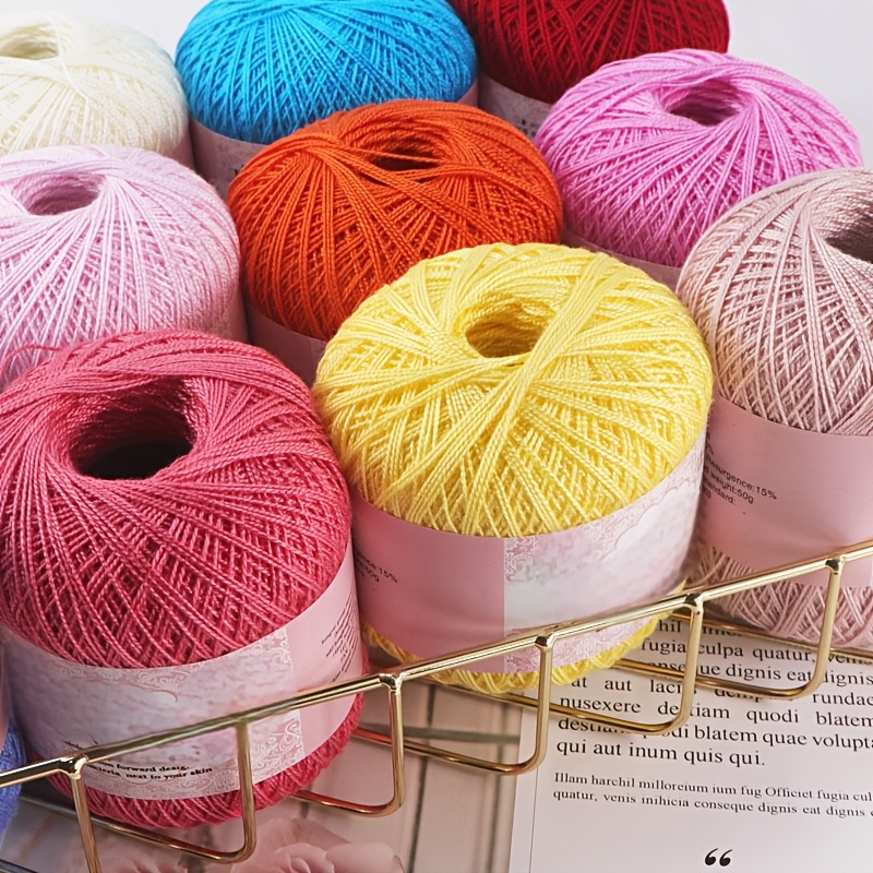 Fine Lace Thread, 50G Skein for Crochet