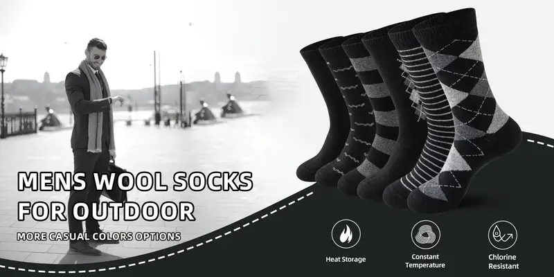 6 pairs wool wool dress socks men women breathable sweat - Temu 6 pairs wool wool dress socks men women breathable sweat - Temu