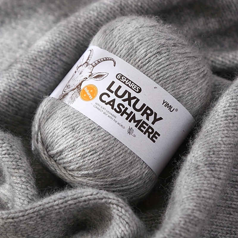 6 strand cashmere yarn 100 00 soft warm knitting wool   diy hat scarf sweater fleece pants 1pc 12 balls 600g 0