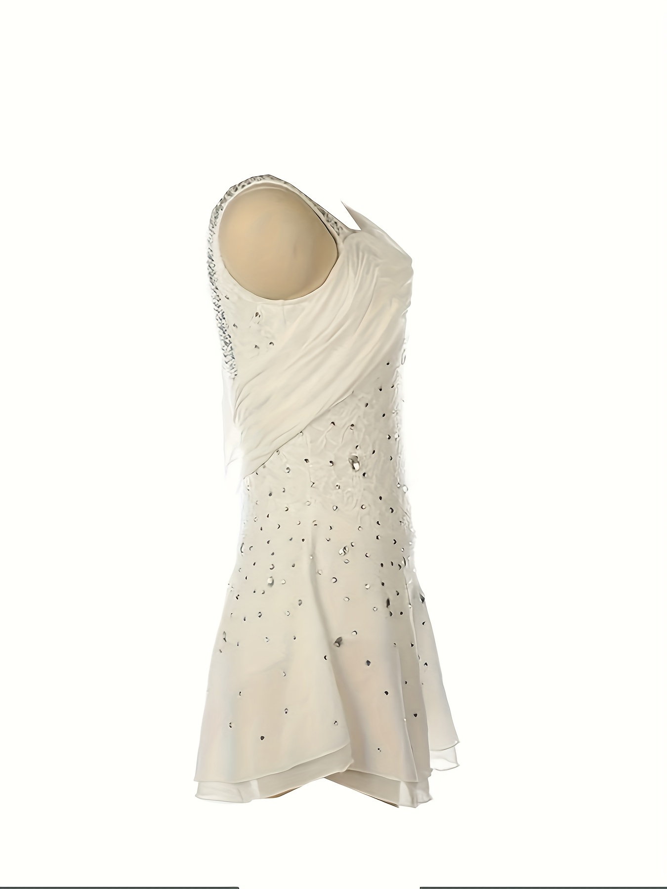 white dress knit The Mode Sheer Knit Off The Shoulder Maxi Dress in White