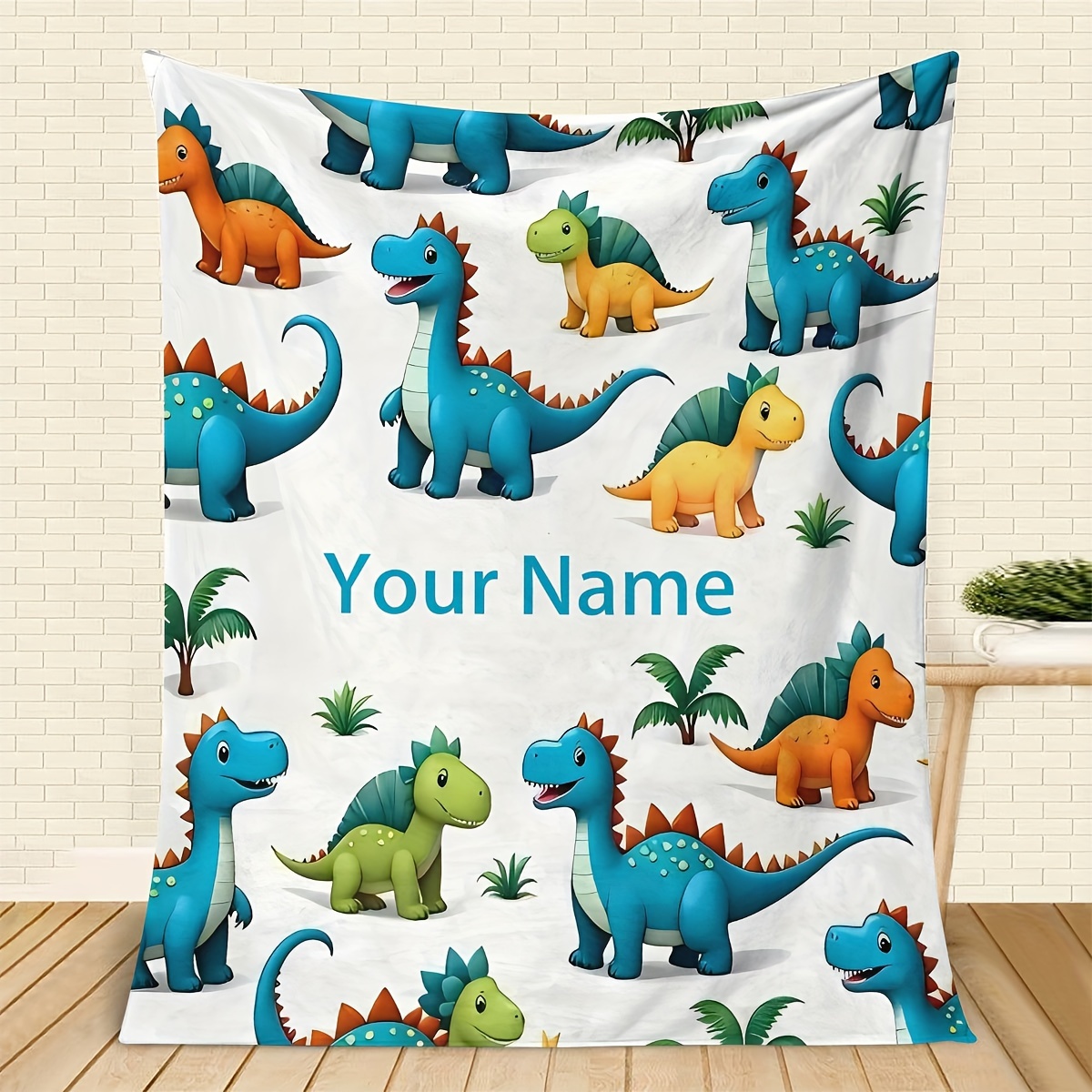 

1pc Fleece Blanket, , , -, All-, , , , Polyester, 200-250g , For Sofa, , Bed, Camping, - Personalized Blanket