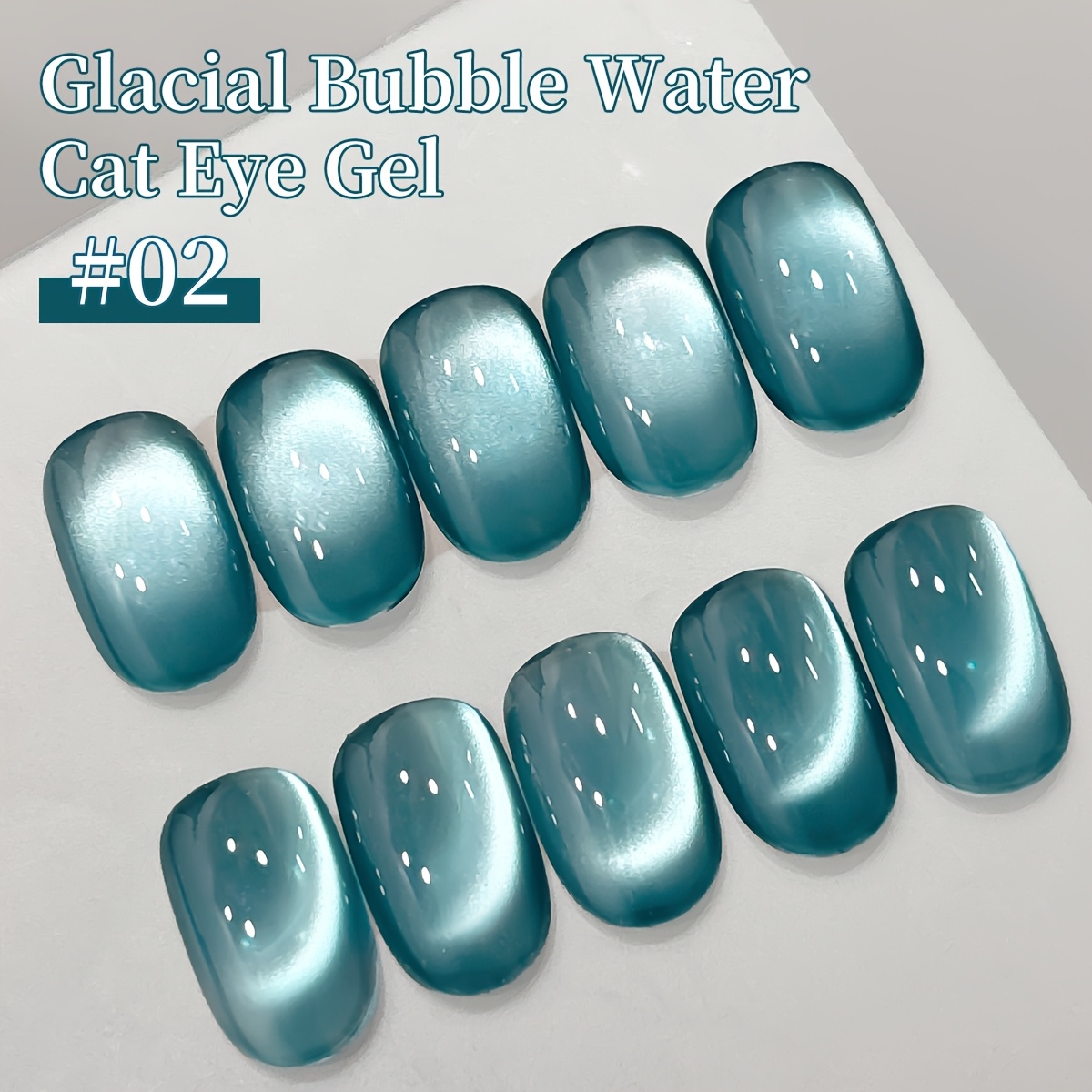 Image of 15ml Xeijayi Magnetic Cat Eye Gel Polish - Holographic /led Soak-off Suitable For Salon & Diy Nail Art, Magnetic Base For /korean Style Designs, Reflective Gel For /led, No For Nails