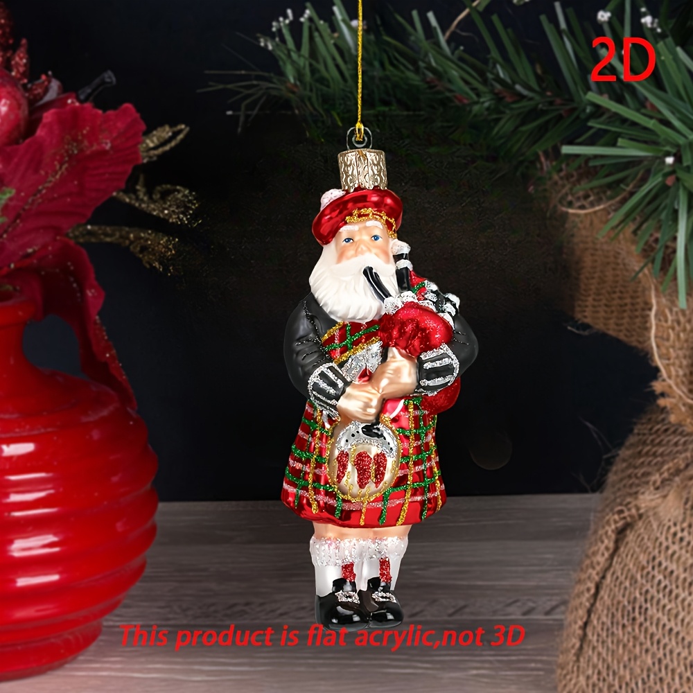 

1pc Christmas Ornament - For Decor, No Needed, Featherless, For Halloween & New 's