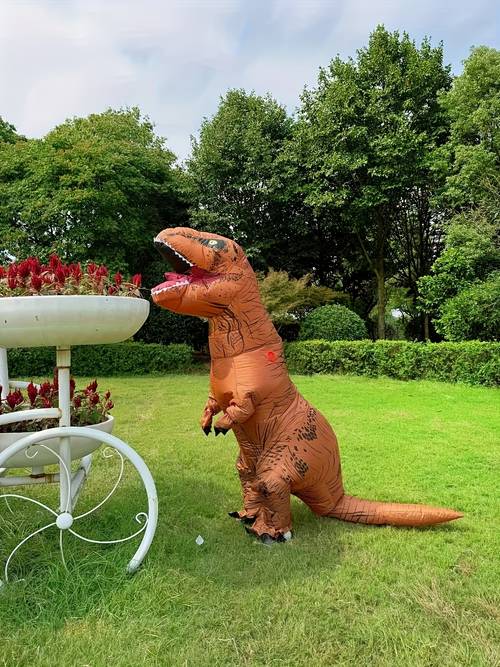 new style t rex inflatable costumes for christmas and new years eve suitable for parties dinosaur performances adult props and performance costumes unisex suitable for 155 190cm