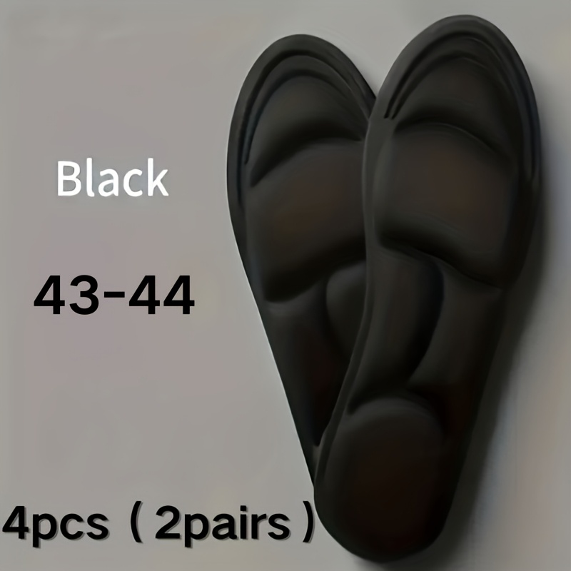 TEMU 4pcs 2pairs Of Sports Comfortable Soft Breathable Insoles, Casual Insoles, High Heels, Sports Shoes, Casual Insoles, Men's And Women's