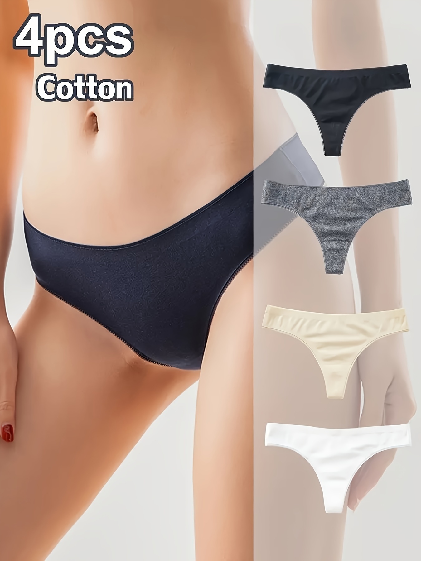 Cotton Thong - Temu