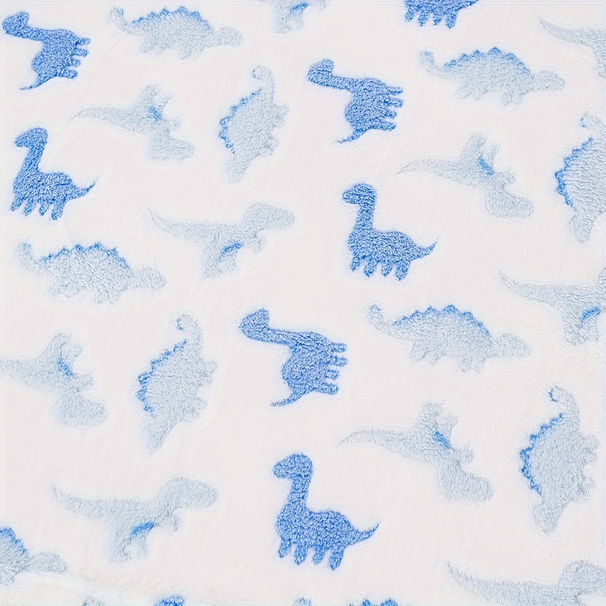 Autumn Winter Dinosaur Pattern Plush Throw Blanket