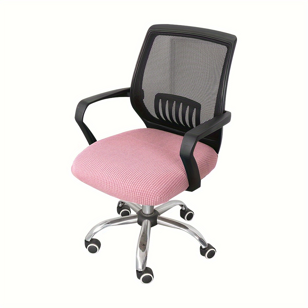 TEMU 1pc Fleece Stretch Large Size Room Office Restaurant Hotel Chair Seat Cover