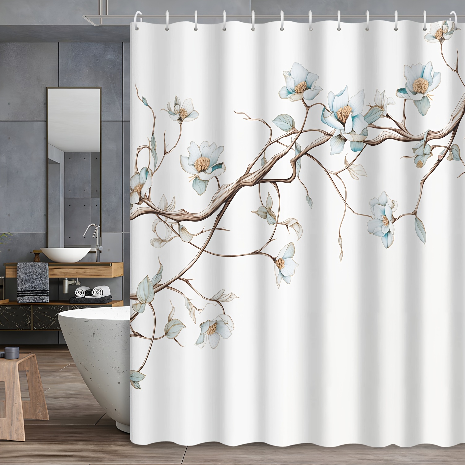 

Shower Curtain - 72" X 183cm, 12 , , , Seasonal, No Lining, Polyester , Rod-