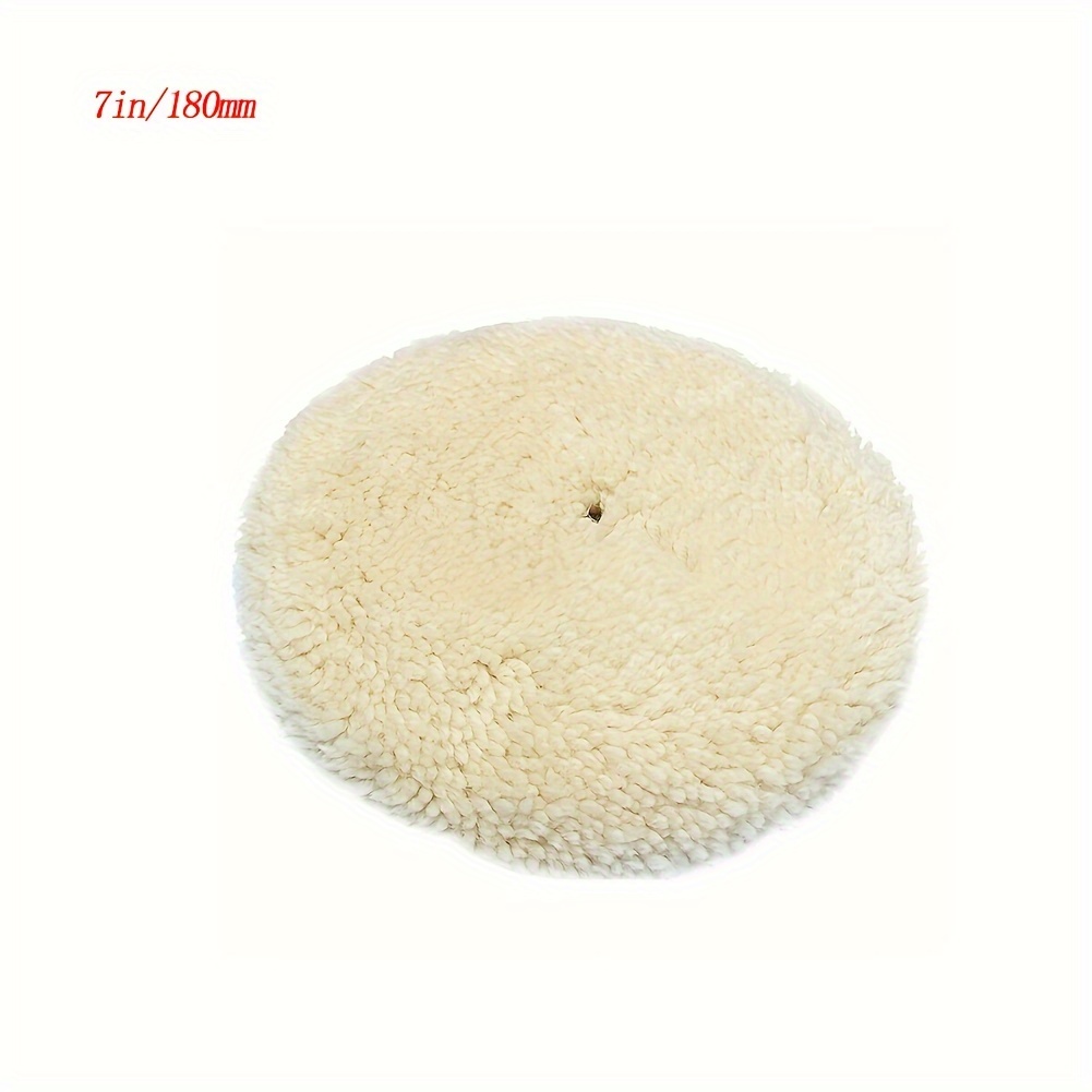 TEMU 5/6/7 Inch Wool Polishing Pads Buffing Wheel Car Polishing Waxing Disc For Car Polisher Pads