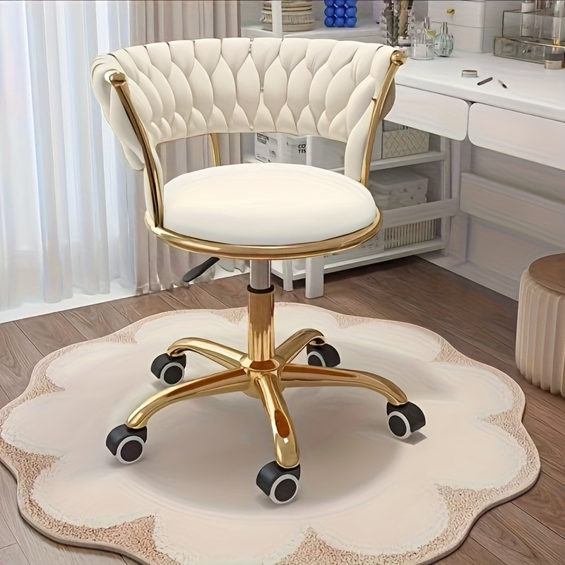 an elegant chair featuring a marble design   in   a height adjustable swivel office chair with armrests   with a comfortable five wheel base   a for home office bedroom