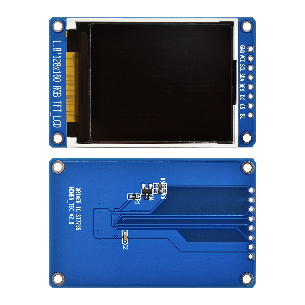 

1.8 Inch Full Color 128x160 Spi Full Color Tft Lcd Display Module St7735s 3.3v Replace Oled Power Supply For Arduino
