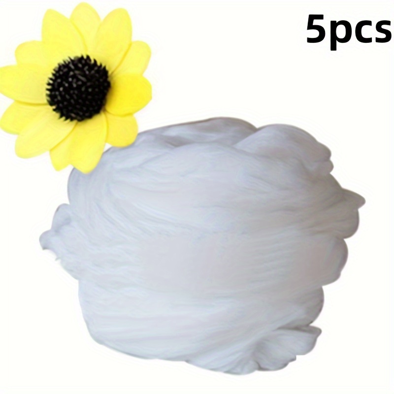 5pcs Multicolor Nylon Stocking Flower Material Tensile Stocking Material Accessory Handmade Wedding Home