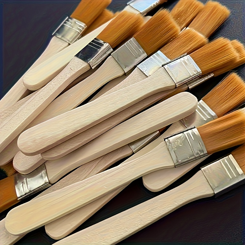 40 Paintbrushes For Home Decor - Small Brushes Perfect For Painting, Dyeing, And Decorating Your Home. Compact Painting Tools For