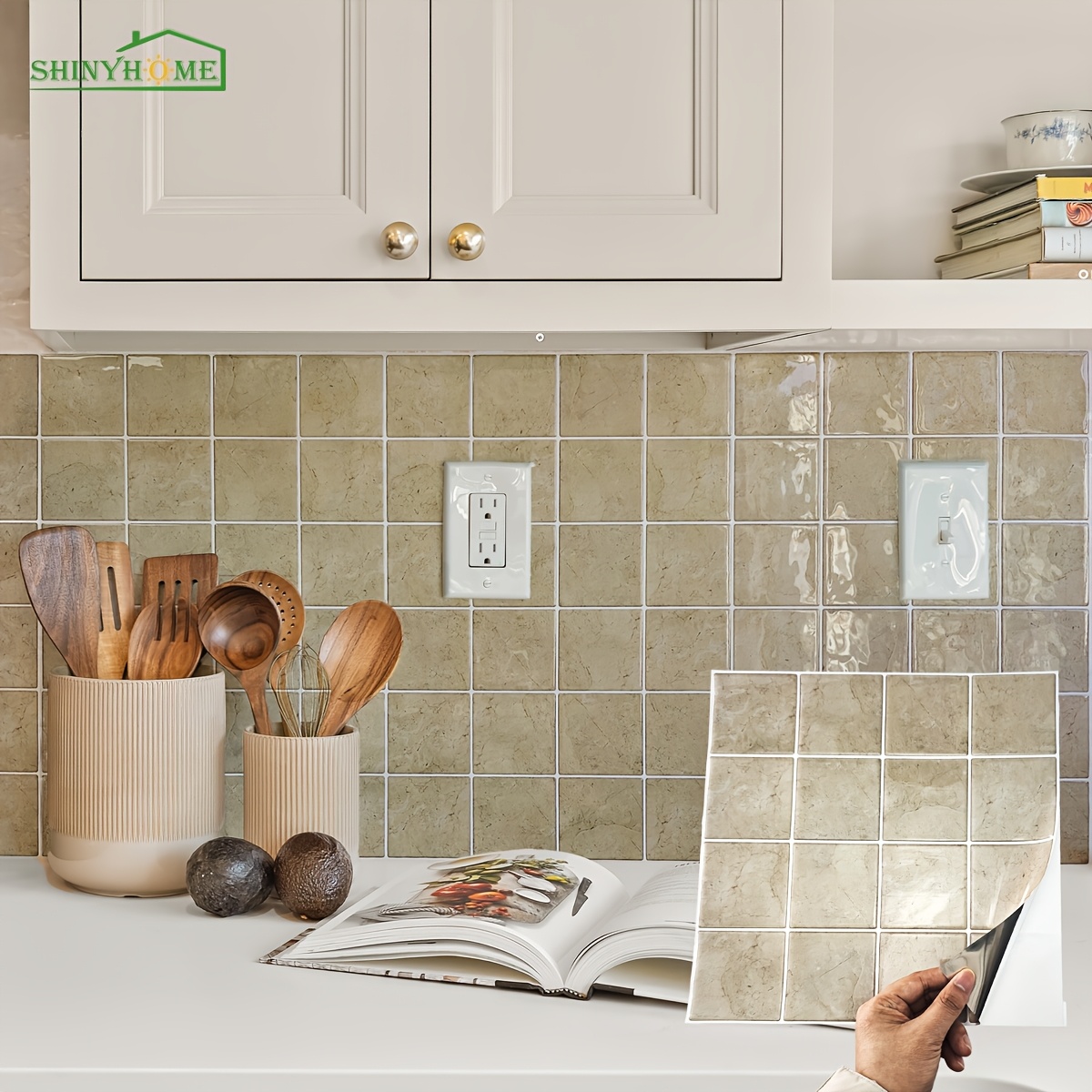 peel and stick backsplash 12"x12" självhäftande - Temu Sweden