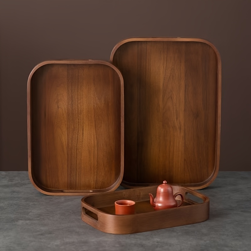 a handcrafted wooden tray with two handles   dining entertaining decorating and organizing ideal for   baskets boxes and containers making it a great gift non food contact Product details 4