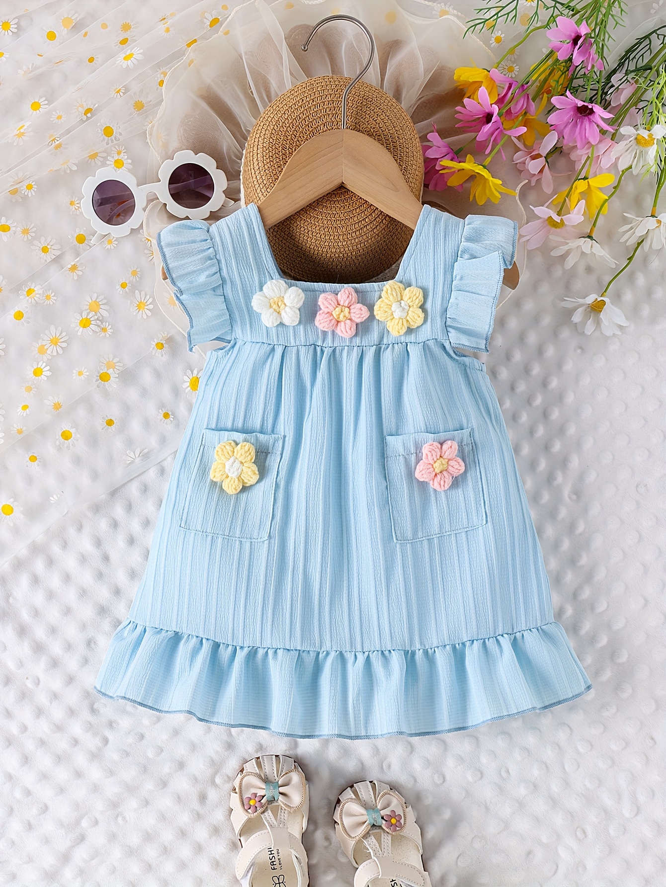 Baby Blue Dress - Temu United States