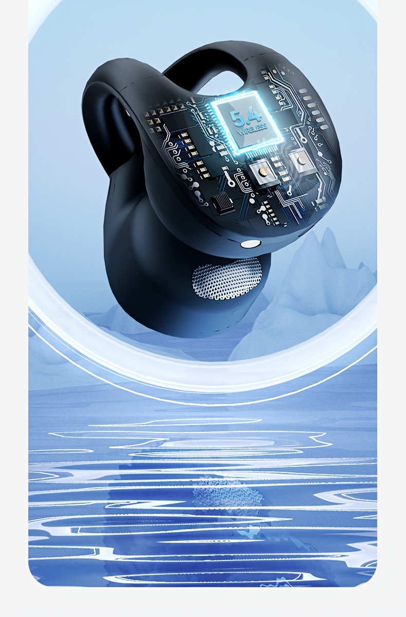 [Acer official genuine] TWS Wireless Headset Heavy Bass Stereo Sound Ultra Long Life Sport Running Clip On Ear Low Latency Gaming Mode HIFI Audio Lightweight Touch Control Design Stylish Design Long Wear No Pain Learning/Telephone/Business/Music Christmas Gift/Valentine's Gift Recommended Multi-Device Compatible Mobile Phone/Tablet/Laptop Built-in Microphone with Type-C Charging Case