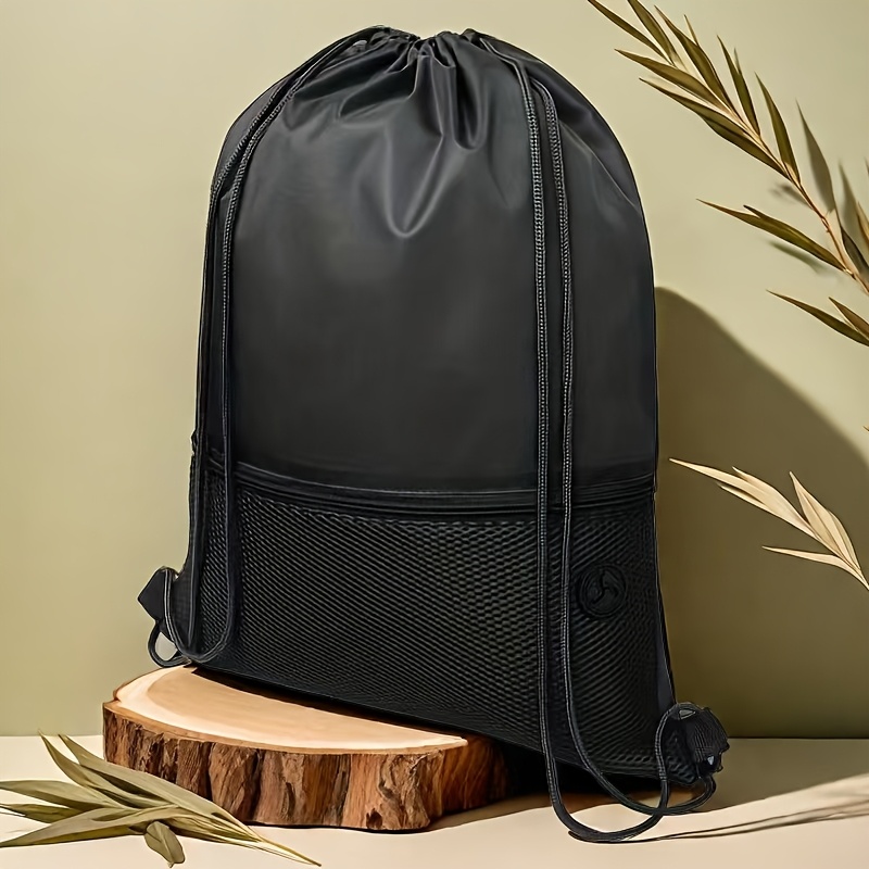 Casual Backpack, Fitness Bag, Portable Foldable Sports Bag, Practical Pocket Drawstring Backpack