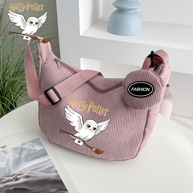 E-shop WB Harry Potter Hedwig Verstellbare Tasche für Damen - Mini Handtasche mit Multi-Fach Design, Geeignet für Handy, Schlüssel, Karten, Lippenstift