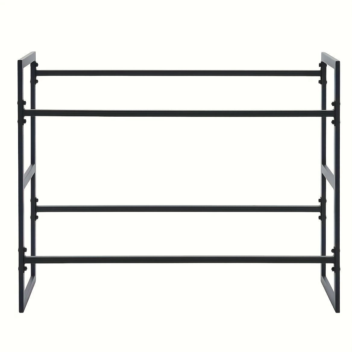 E-shop 3-stufiges Hochleistungs-Metallregal – Platzsparendes freistehendes Lagerregal für Garage, , Wohnzimmer – Organisieren von Getränken, Obst &