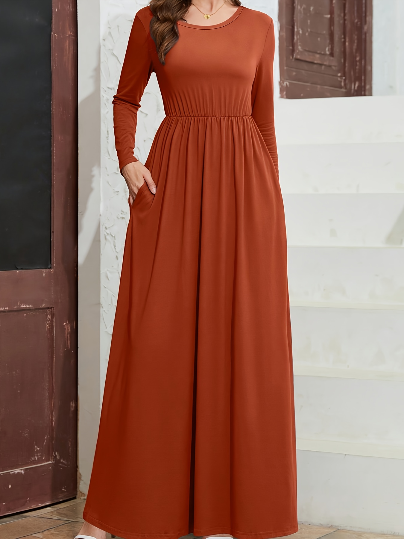 fitted lace wedding dress 8 Amazon Winter Maxi Dresses My Mom Is Shopping From $15
