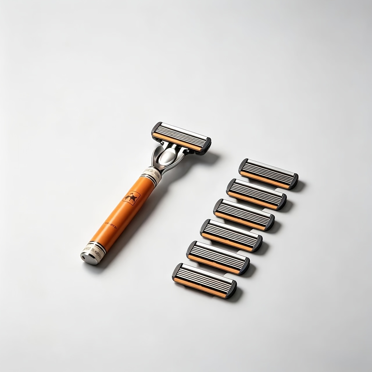 TEMU Set Rasoio Manuale da di Tendenza Premium - Lame a 6 Ultra Affilate, Testine Sostituibili, Design Ergonomico del , Regalo per del Pap� e i