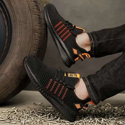 steel toe shoes for women lightweight safety shoes air cushion comfortable slip resistant indestructible womens puncture proof work shoe