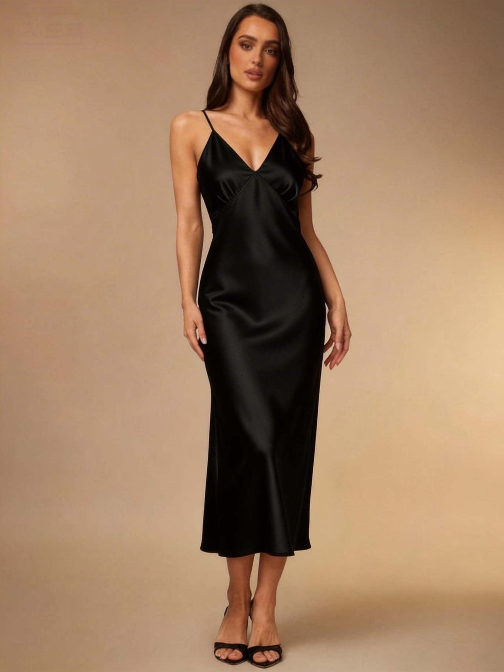 Women'S Long Elegant Camisole Nightdress