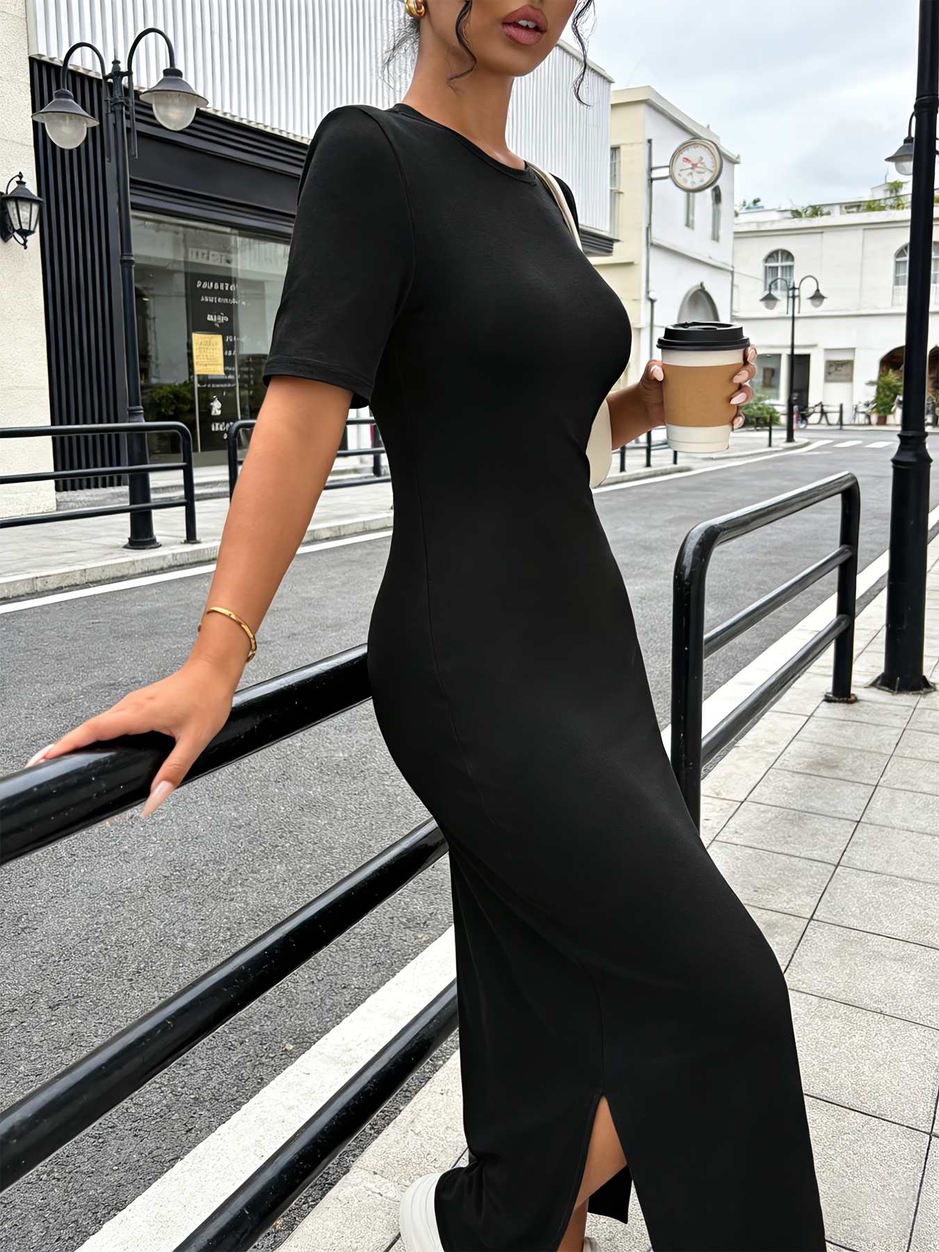 maxi dresses for birthday party THE FÊTE DRESS | Ethically Made Gold Birthday Cocktail Dress | Woman-Owned