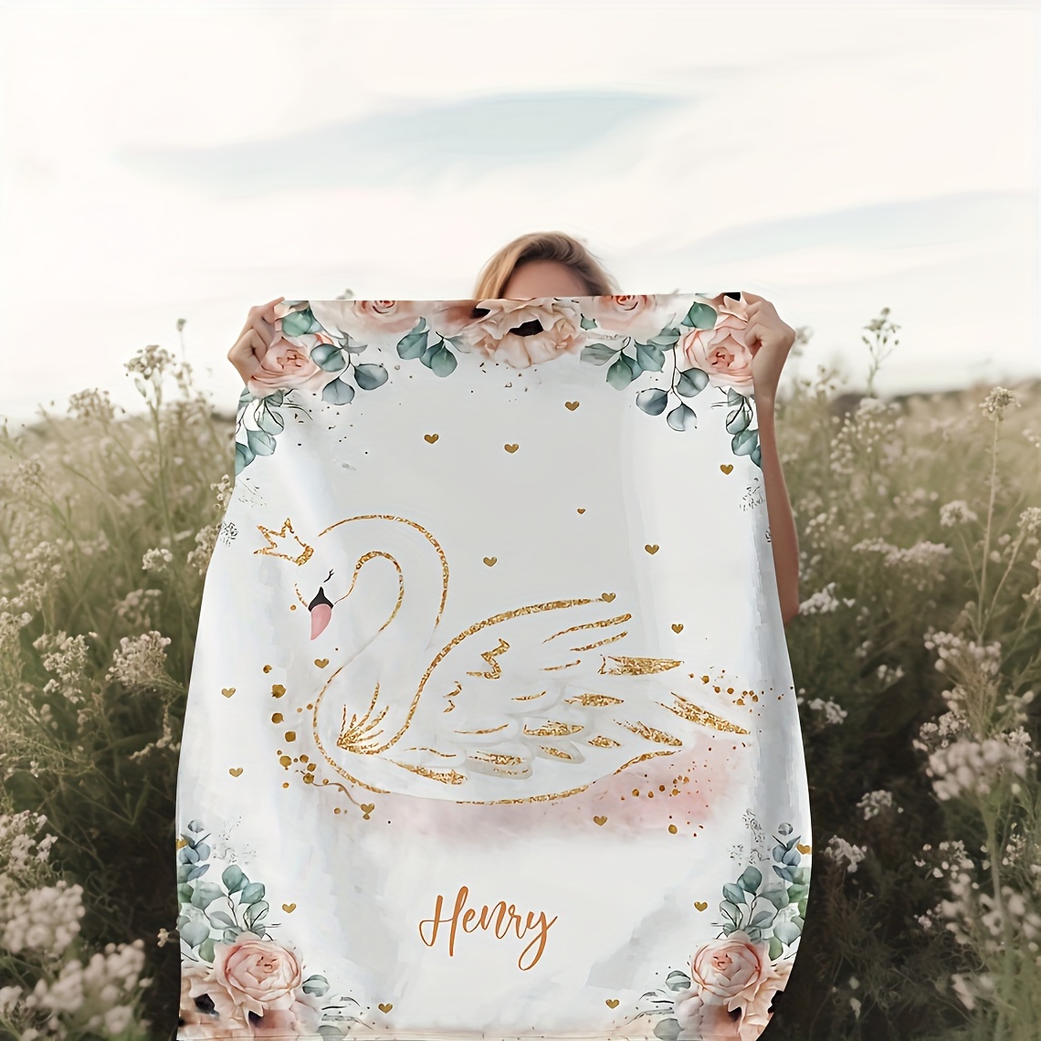 

Personalized Name Blanket - Customizable, Fleece,