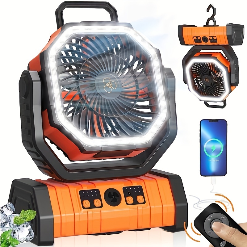 

1pc, Camping Fan, Fan, Long- Battery, For Stall Summer Back To School Supplies For Rv Camping