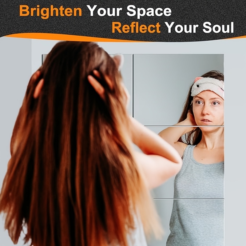 6pcs Square Acrylic Mirror Set