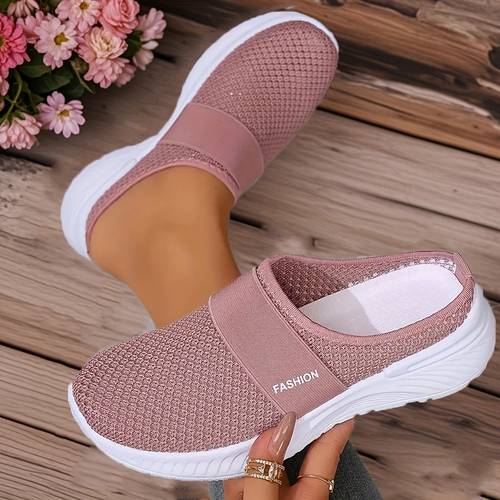 8 colors womens white slip on sneakers with breathable mesh upper pvc sole cushioned for beach travel casual attire spring autumn casual shoes slipon design