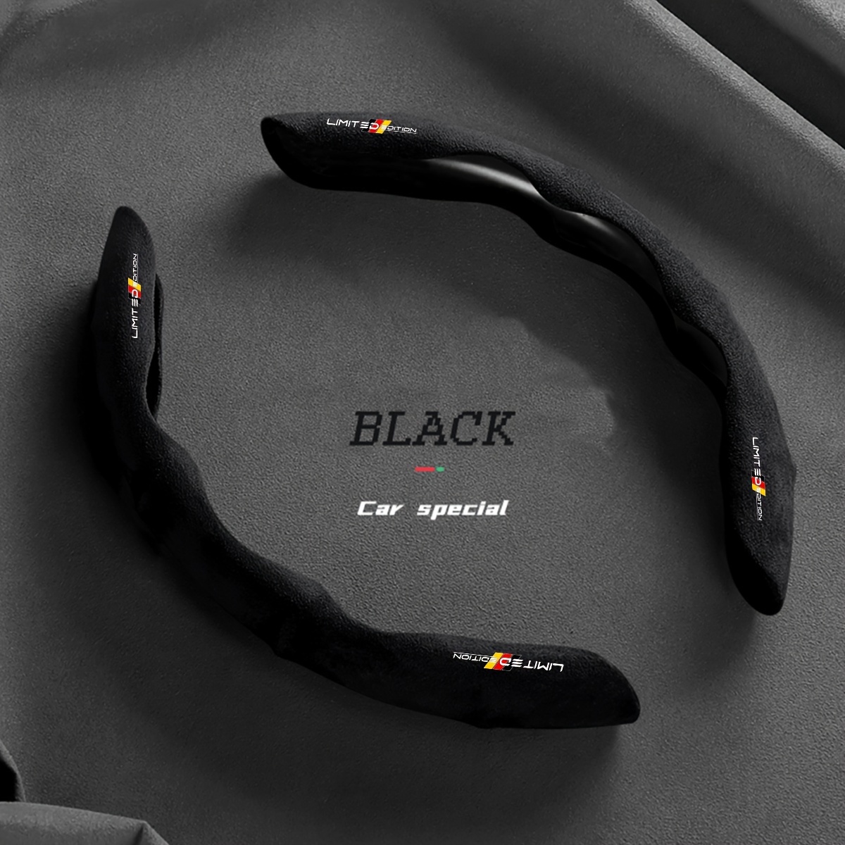 1 Set Premium Breathable And Non-slip Segmented Car Steering Wheel Cover For For For Ford For Vw For For For For