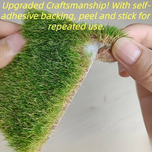 self hand tear grass artificial grass turf suitable for miniature scene landscaping and decoration